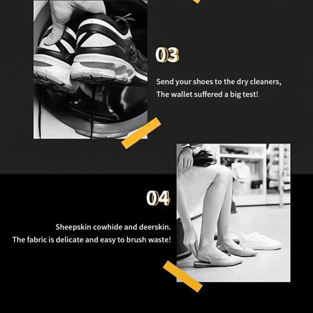 HASTHIP Electric Shoe Brush with 3 Brush Head 1200mAh USB Electric Shoe Cleaning Brush Sneaker Cleaning Kit for Leather Shoes/Bag, Sneakers, Leather Sofa Care and Maintain Tool for Shoe, Leather HASTHIP Electric Shoe Brush with 3 Brush Head 1200mAh USB Electric Shoe Cleaning Brush Sneaker Cleaning Kit for Leather Shoes/Bag, Sneakers, Leather Sofa Care and Maintain Tool for Shoe, Leather